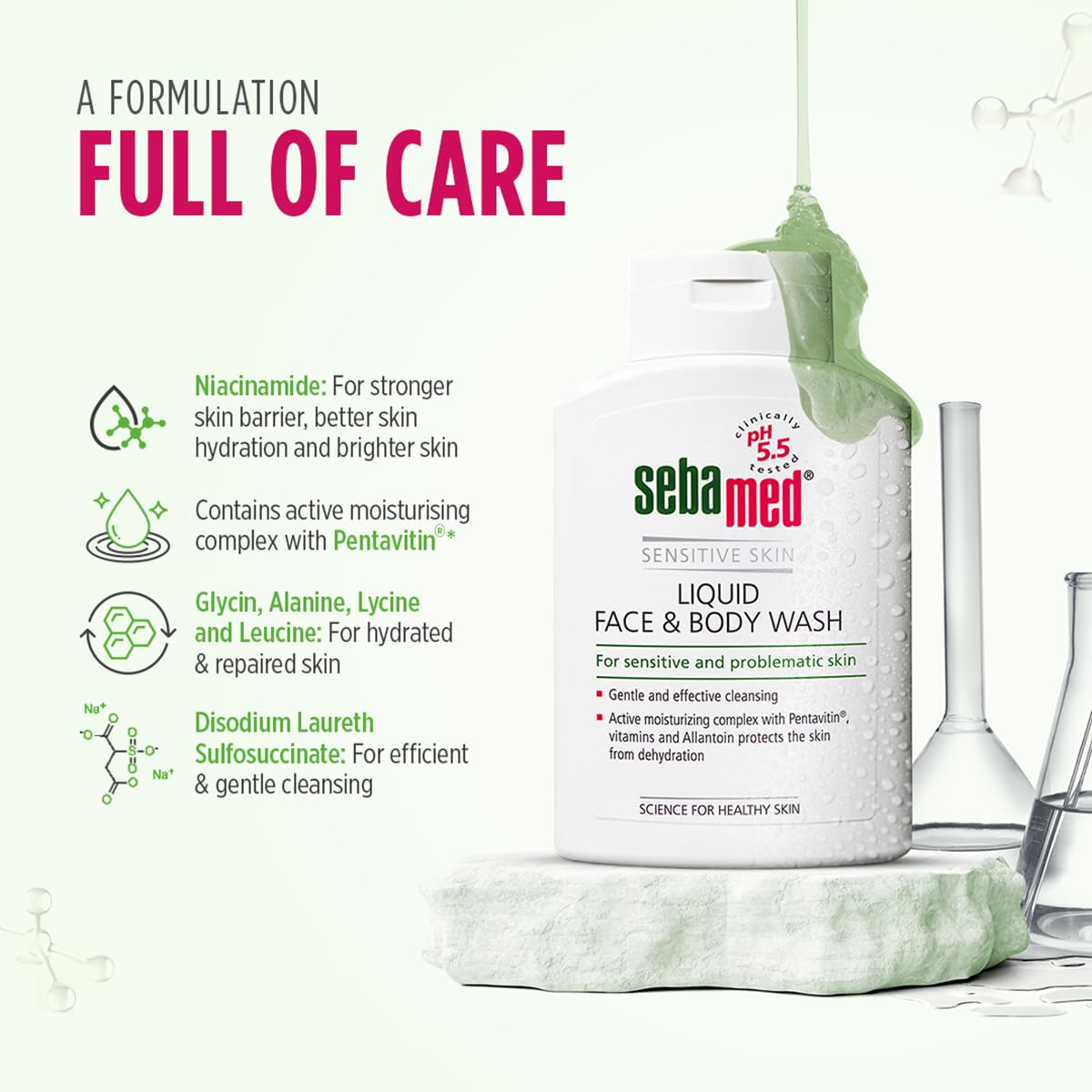 Sebamed Liquid Face & Body Wash 200ML