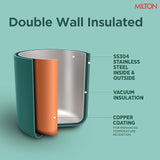 Milton Duo Dlx Water Bottle Green 350ML