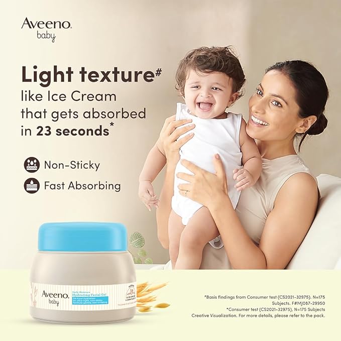 Aveeno Baby Daily Moisture Hydrating Facial Gel - 60gm
