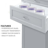 Milton Alin Jar With Glass Lid 800ML