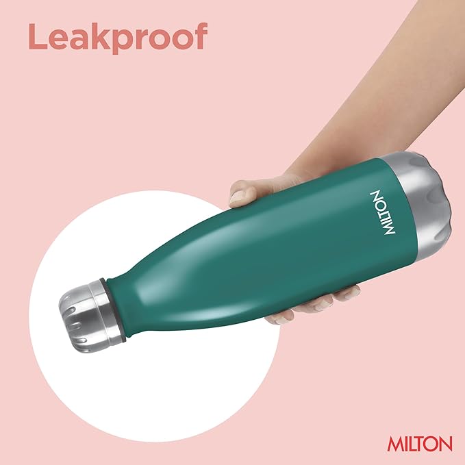 Milton Duo Dlx Water Bottle Green 350ML