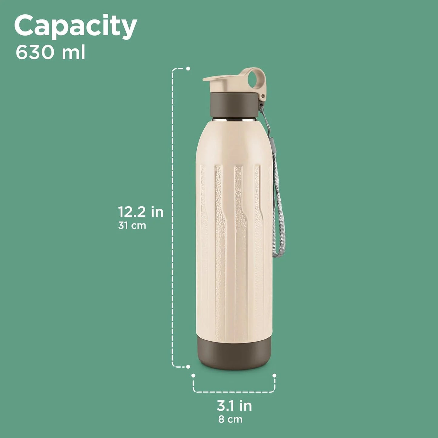 Milton Steel Vigor Insulated Water Bottle