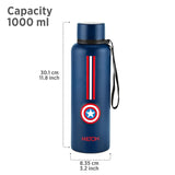 Milton Marvel Captain America Artedge Water Bottle Blue