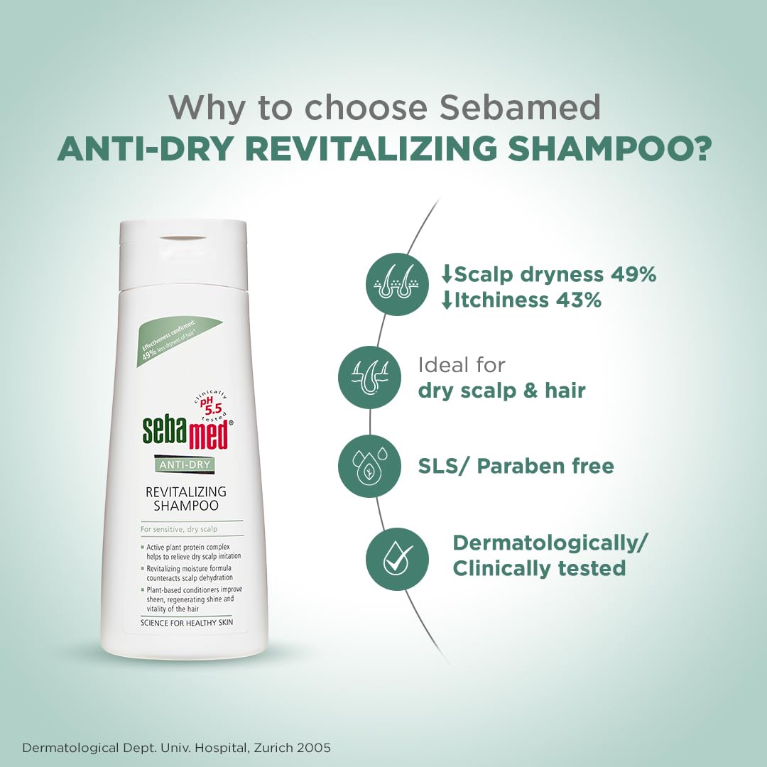 Sebamed Anti-Dry Revitalizing Shampoo 200ML