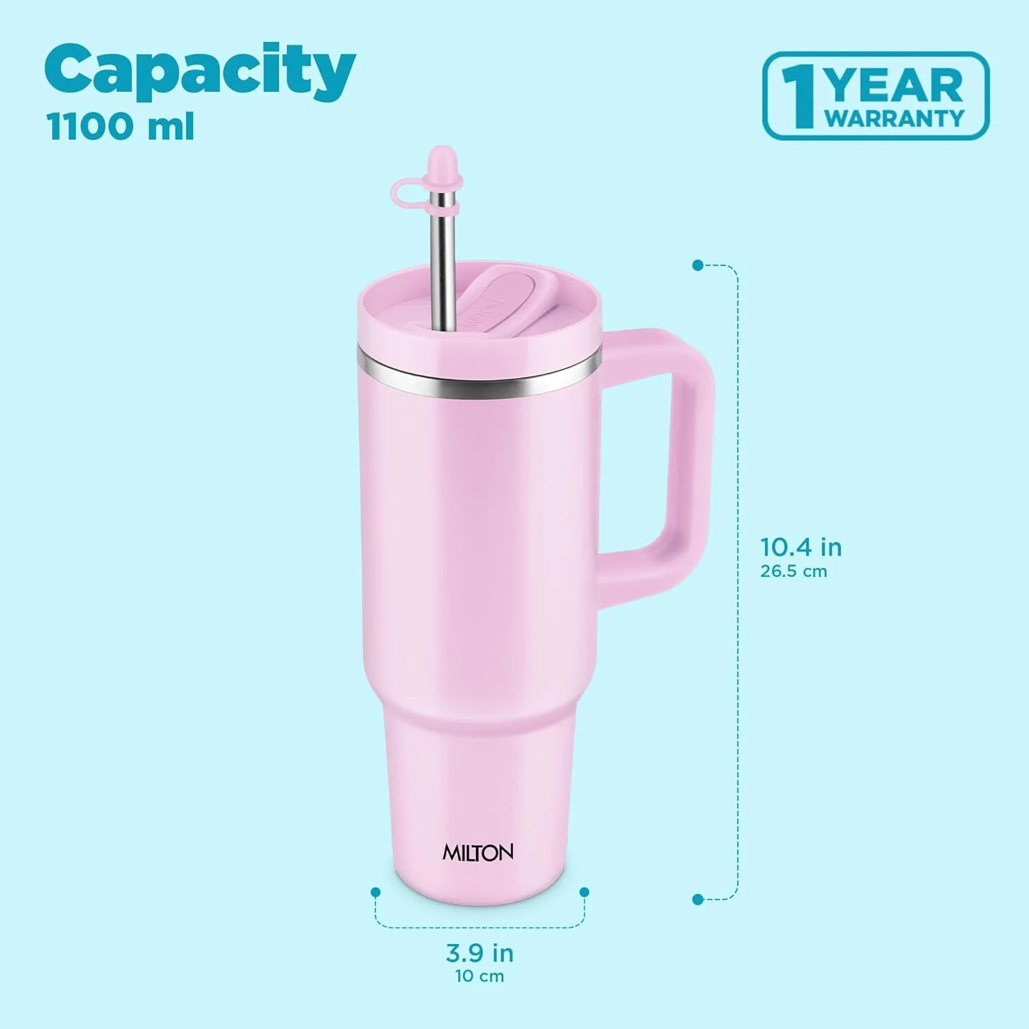 Milton Malmo Studio Thermosteel Tumbler - Flow Pink