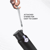 Milton Personalized SipStar Stainless Steel Bottle Black 600ML