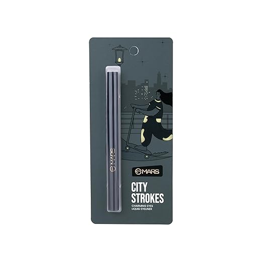 MARS City Stroke Charming Eyes Liquid Eyeliner - 04 Black