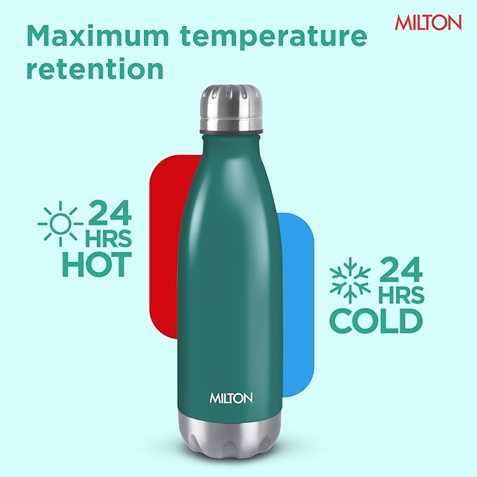 Milton Duo Dlx Water Bottle Green 350ML