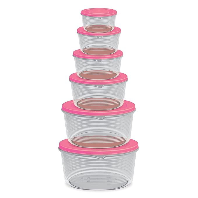 Milton Store It Storage Pink 6pcs set