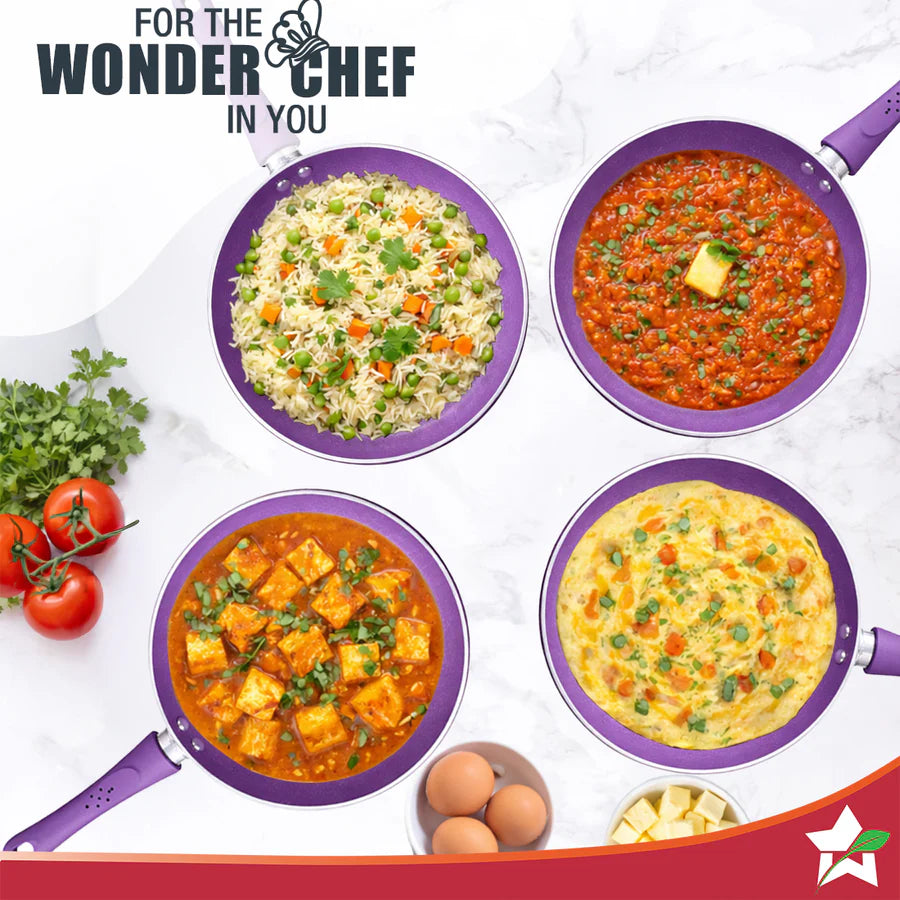 Wonderchef Orchid Frying Pan 24 Cm