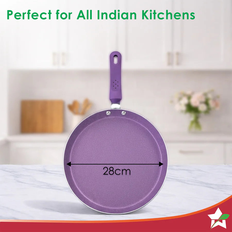 Wonderchef Aluminium Orchid Dosa Tawa 28cm