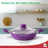 Wonderchef Orchid Kadhai 24 cm