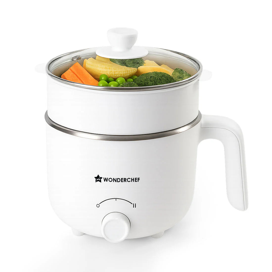 Wonderchef Luxe Multi Cook Kettle | Dual Power Modes | Quick Boiling | Automatic Shut-Off 1.2L 600W
