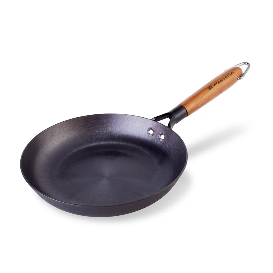 Wonderchef Pre-Seasoned Ferro Light 24cm Cast Iron Fry Pan | 1.4L |