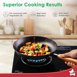 Wonderchef Pre-Seasoned Ferro Light 24cm Cast Iron Fry Pan | 1.4L |