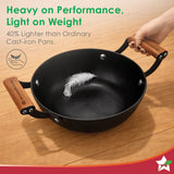 Wonderchef Pre-Seasoned Ferro Light  Kadhai 28cm, 3.2L
