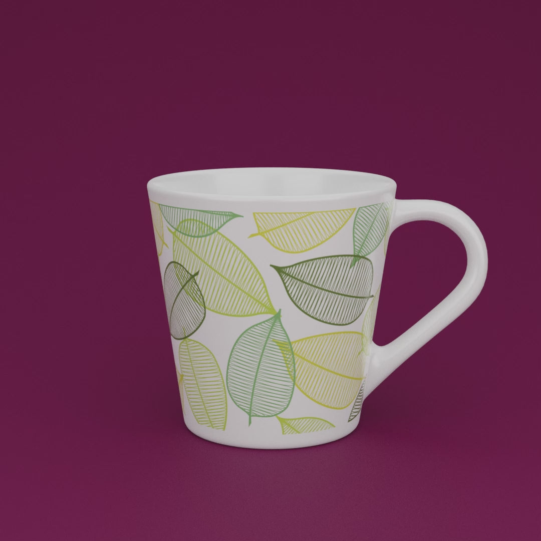 Borosil Larah Novelty Nivaah Mug Set of 6, 160ml