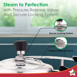 Wonderchef Alfa Aluminium Inner Lid Pressure Cooker 3L