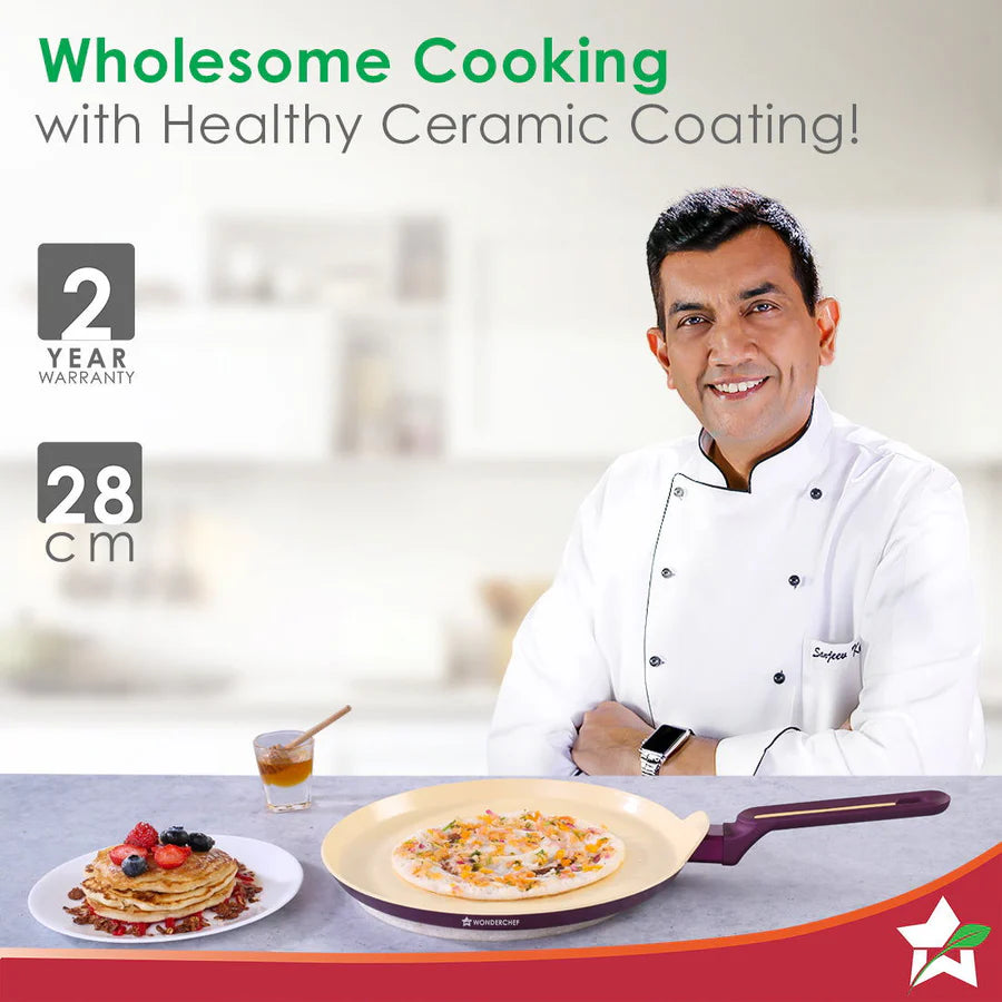 Wonderchef Bellagio Dosa Tawa 28cm