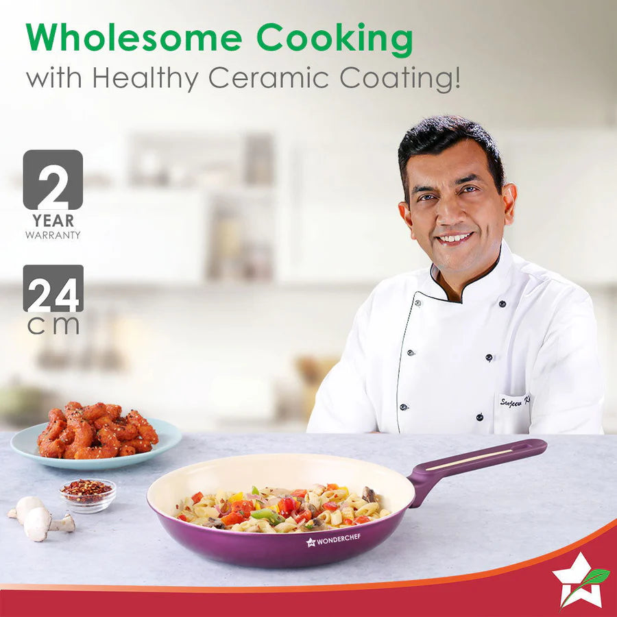 Wonderchef  Bellagio Fry Pan 24cm, 1.7L