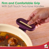 Wonderchef Bellagio Kadhai 3mm, 24Cm Deep Purple