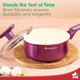 Wonderchef Bellagio Saucepan Healthy Ceramic Coating 16 cm