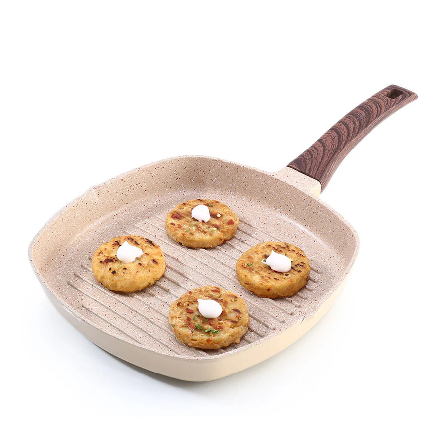 Wonderchef Duralife Die-cast  Grill Pan 24cm,1.5L