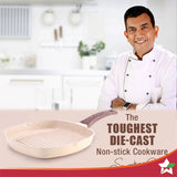 Wonderchef Duralife Die-cast  Grill Pan 24cm,1.5L