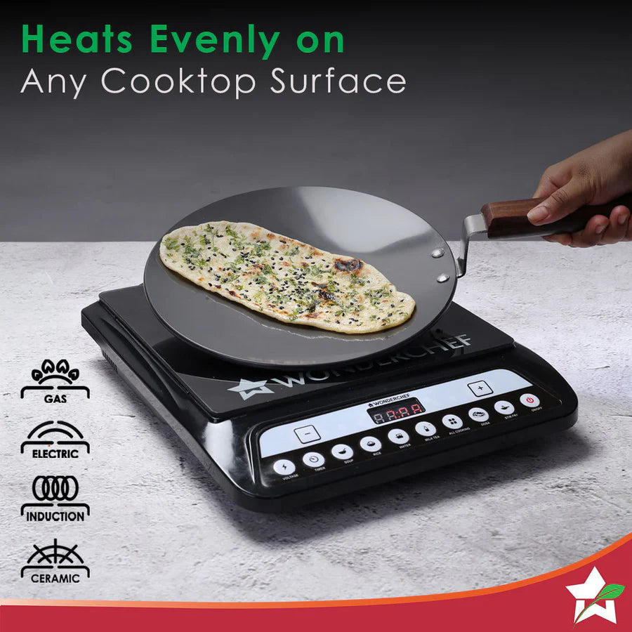 Wonderchef Ebony  Roti Tawa 4mm,25 Cm