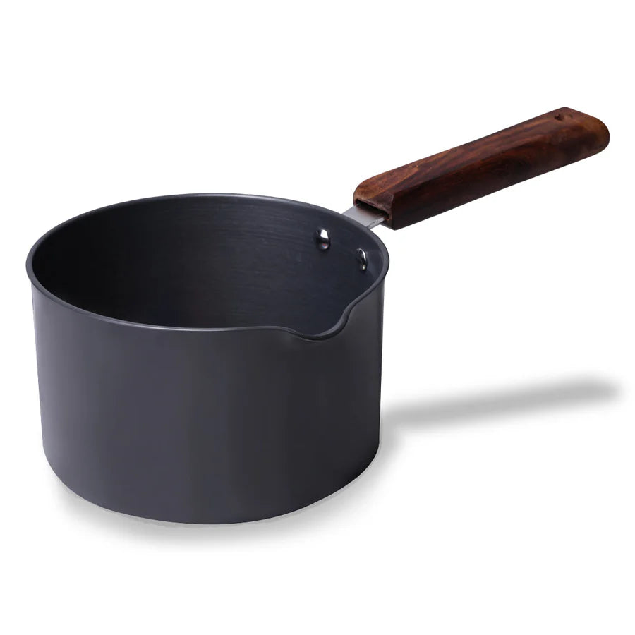 Wonderchef Ebony Hard Anodized Nonstick Sauce Pan 3.25mm,16cm,2L