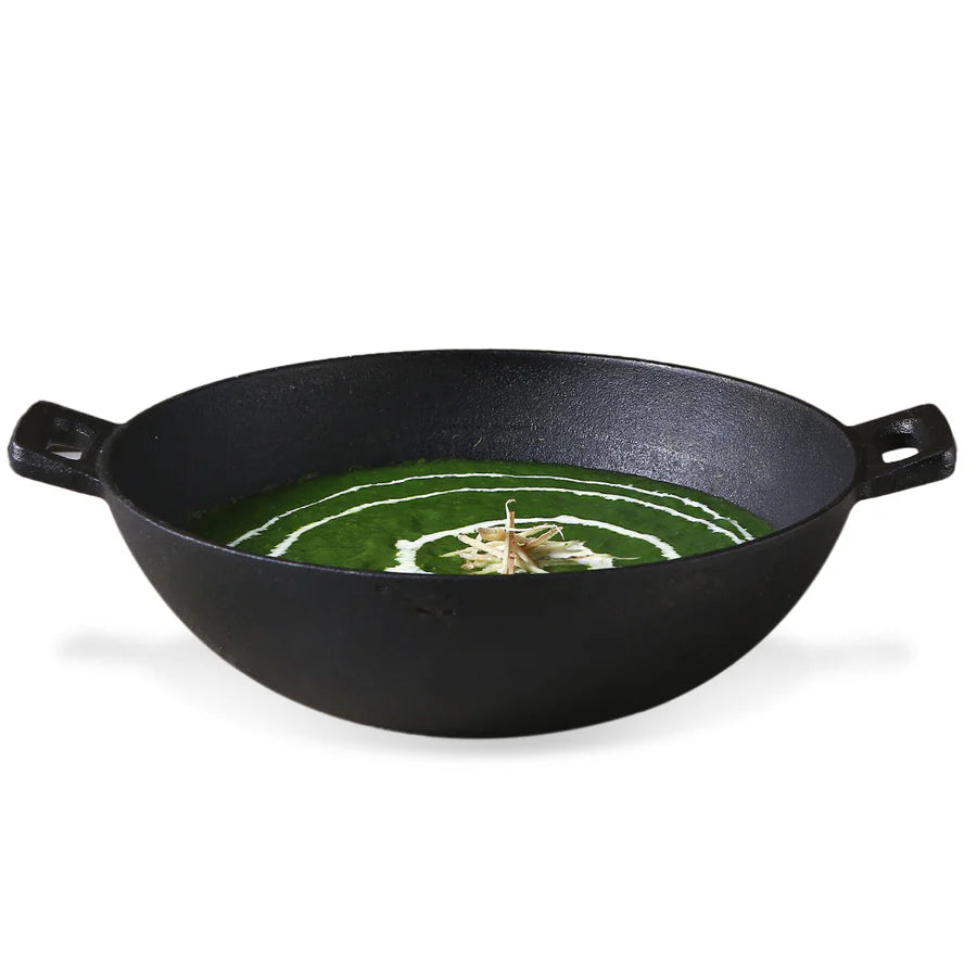 Wonderchef  Forza Cast-iron Kadhai, Pre-Seasoned Cookware
