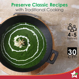 Wonderchef  Forza Cast-iron Kadhai, Pre-Seasoned Cookware