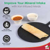 Wonderchef Forza Cast-Iron Dosa Tawa Pan 27cm