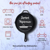Wonderchef Forza Pr eSeasoned  Cast Iron Fry Pan