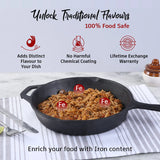 Wonderchef Forza Pr eSeasoned  Cast Iron Fry Pan
