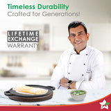 Wonderchef Forza Pre-Seasoned Cast-iron Dosa Tawa 30cm