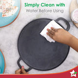 Wonderchef Forza Pre-Seasoned Cast-iron Dosa Tawa 30cm