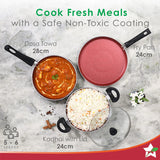 Wonderchef  Galaxy Cookware  Set Of 4pc