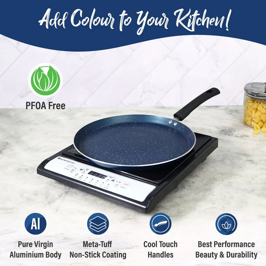 Wonderchef Galaxy Dosa Tawa Midnight Blue 28cm