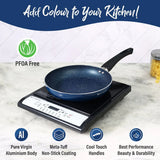 Wonderchef Galaxy Fry Pan , Midnight Blue 24 cm, 1.3 L