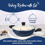 Wonderchef Galaxy Kadhai with Lid 24 cm 2L