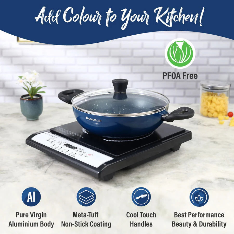 Wonderchef Galaxy Kadhai with Lid 24 cm 2L