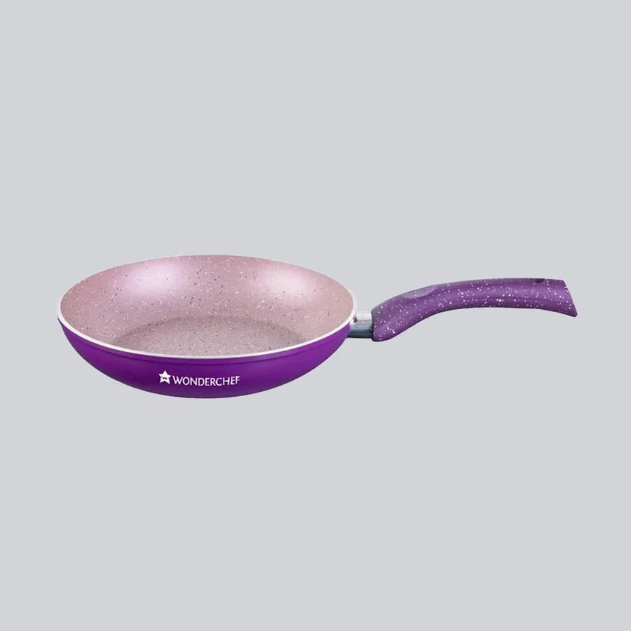 Wonderchef  Granite Non-Stick Fry Pan Purple 1.8L