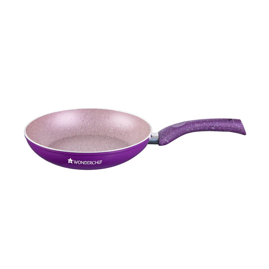 Wonderchef  Granite Non-Stick Fry Pan Purple 1.8L