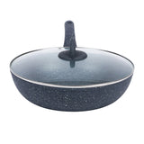 Wonderchef Granite Non-Stick Wok  Induction Bottom 24cm Grey