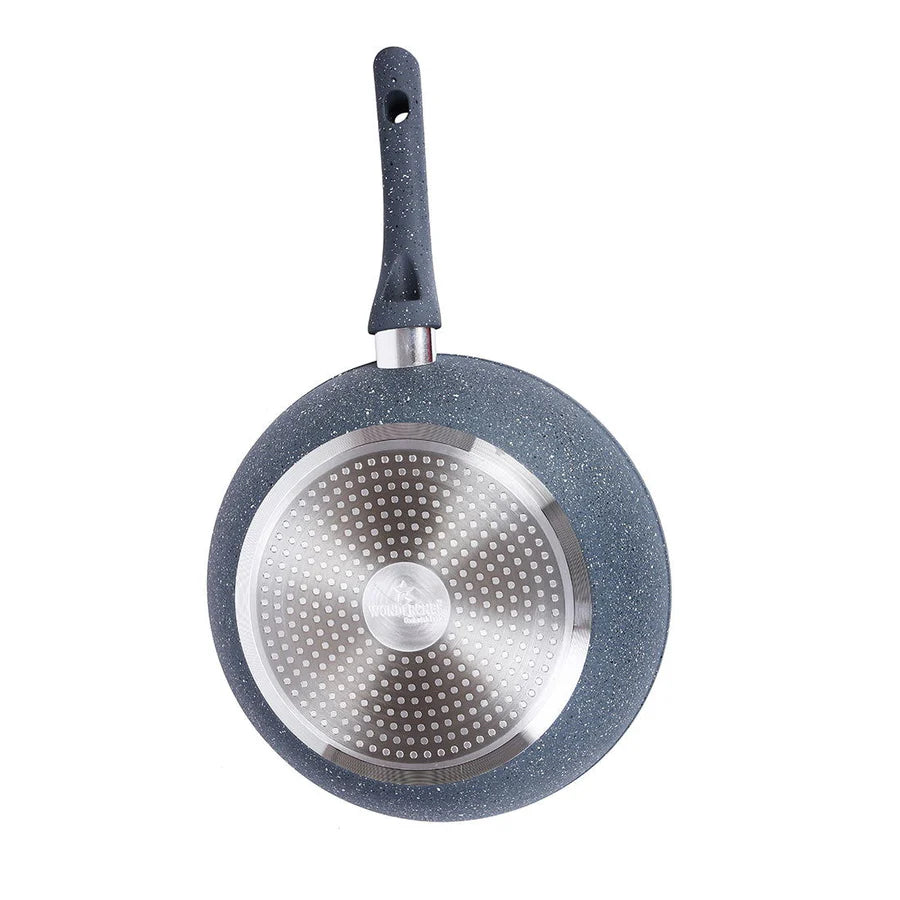 Wonderchef Granite Non-Stick Wok  Induction Bottom 24cm Grey