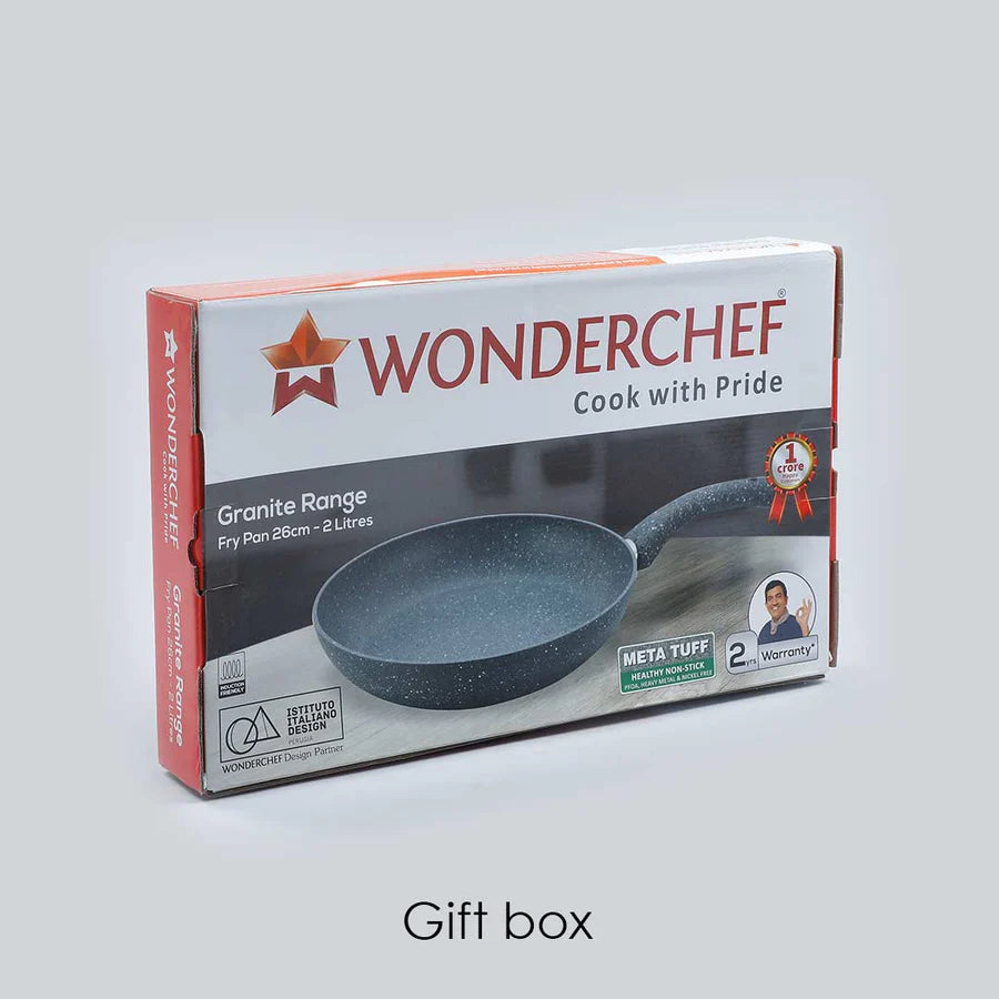 Wonderchef Granite Non-Stick Fry Pan 24cm