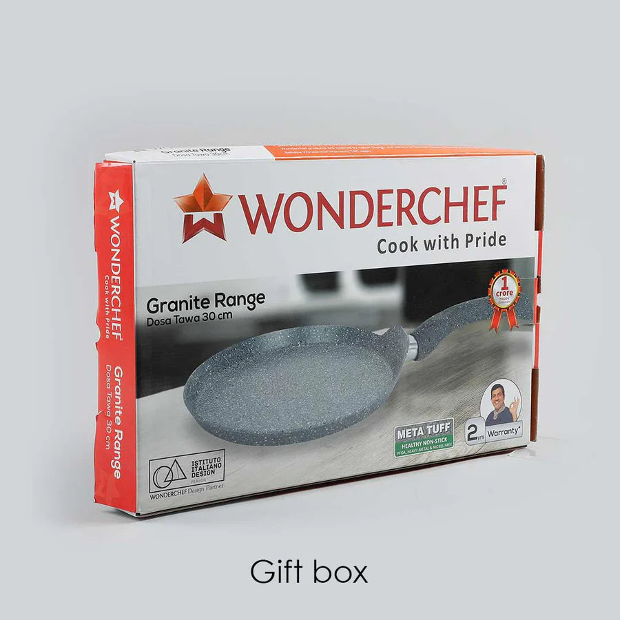 Wonderchef Granite  Non-Stick Dosa Tawa | Induction Bottom | 30cm