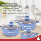 Wonderchef Granite Die-Cast Non-stick Casserole Set of 6