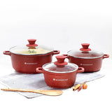 Wonderchef Granite Die-Cast Non-stick Casserole Set of 6